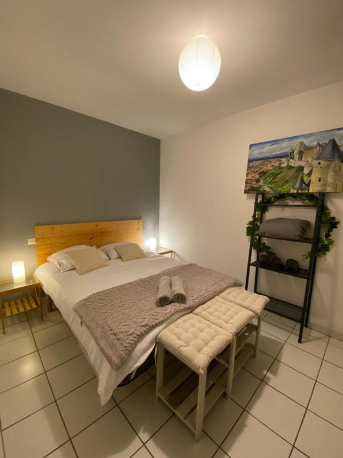 Apartamento Au Pied De La Cite, T3 Au Calme Carcasona Exterior foto